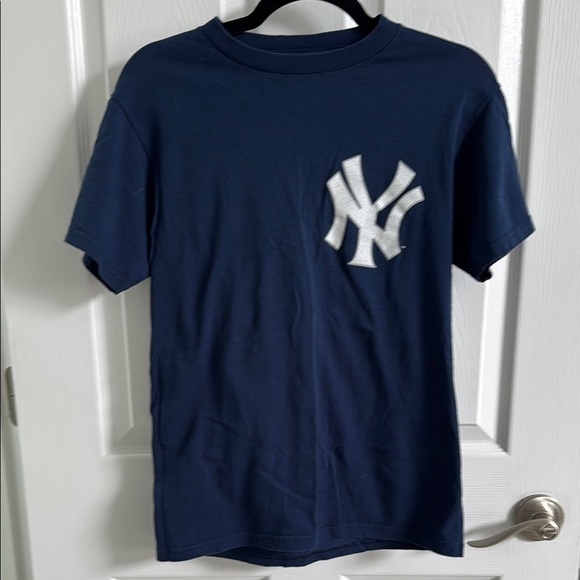 ❤️Majestic Navy Blue Short Sleeve Tee - Picture 1 of 3